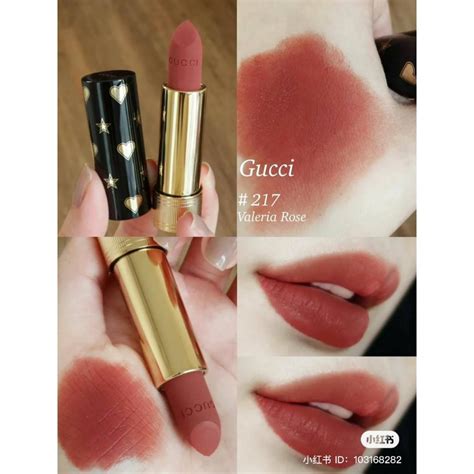 gucci 217 valeria rose|gucci valeria rose lipstick.